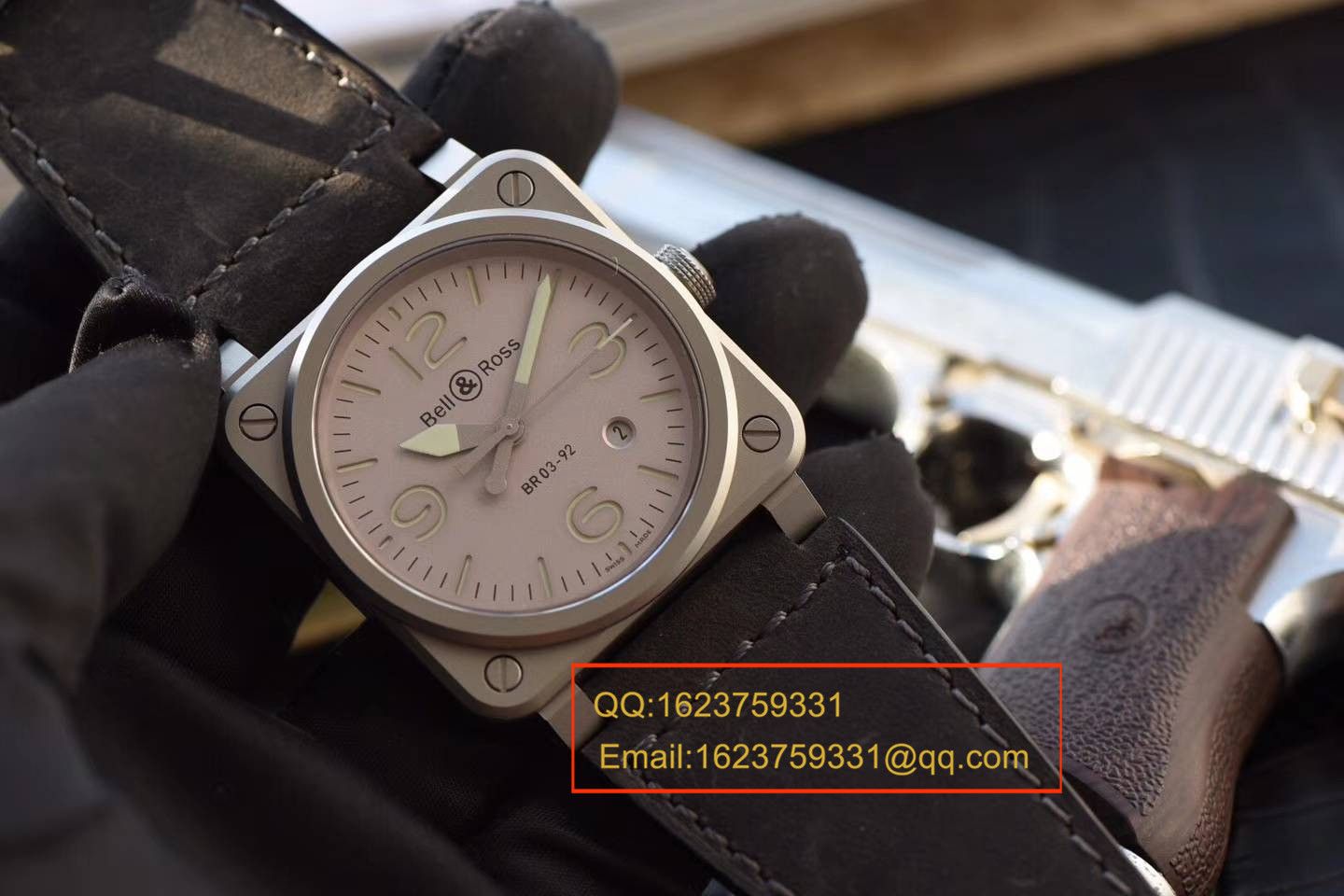 【BR一比一超A高仿手表】柏莱士AVIATION系列BR 03-92 HOROLUM 腕表 / BLBA015
