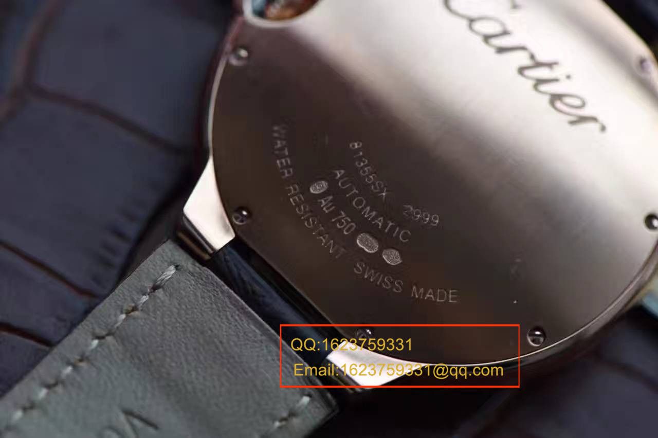 【独家视频测评V6厂一比一超A高仿手表】卡地亚大号蓝气球42毫米W6900651玫瑰金腕表 / K043