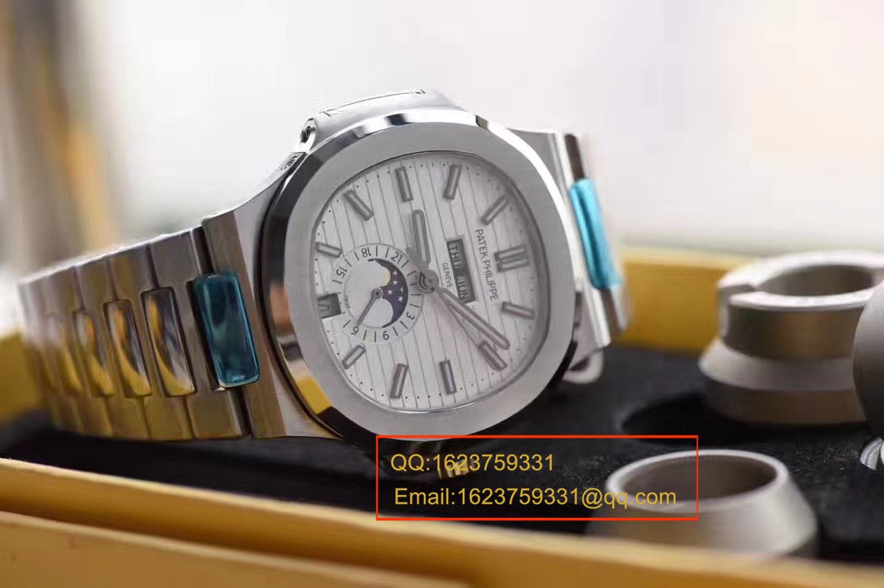 【KM1:1超A高仿复刻手表】百达翡丽运动系列鹦鹉螺月相5726/1A-010腕表 / BD198