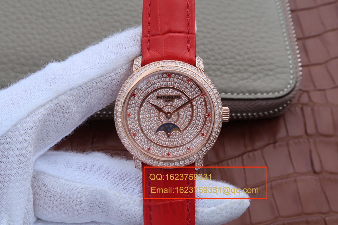 【KG1:1超A复刻手表】百达翡丽复杂功能计时系列4968/400R-001女士腕表 / BD134