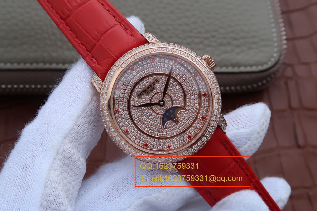 【KG1:1超A复刻手表】百达翡丽复杂功能计时系列4968/400R-001女士腕表 / BD134