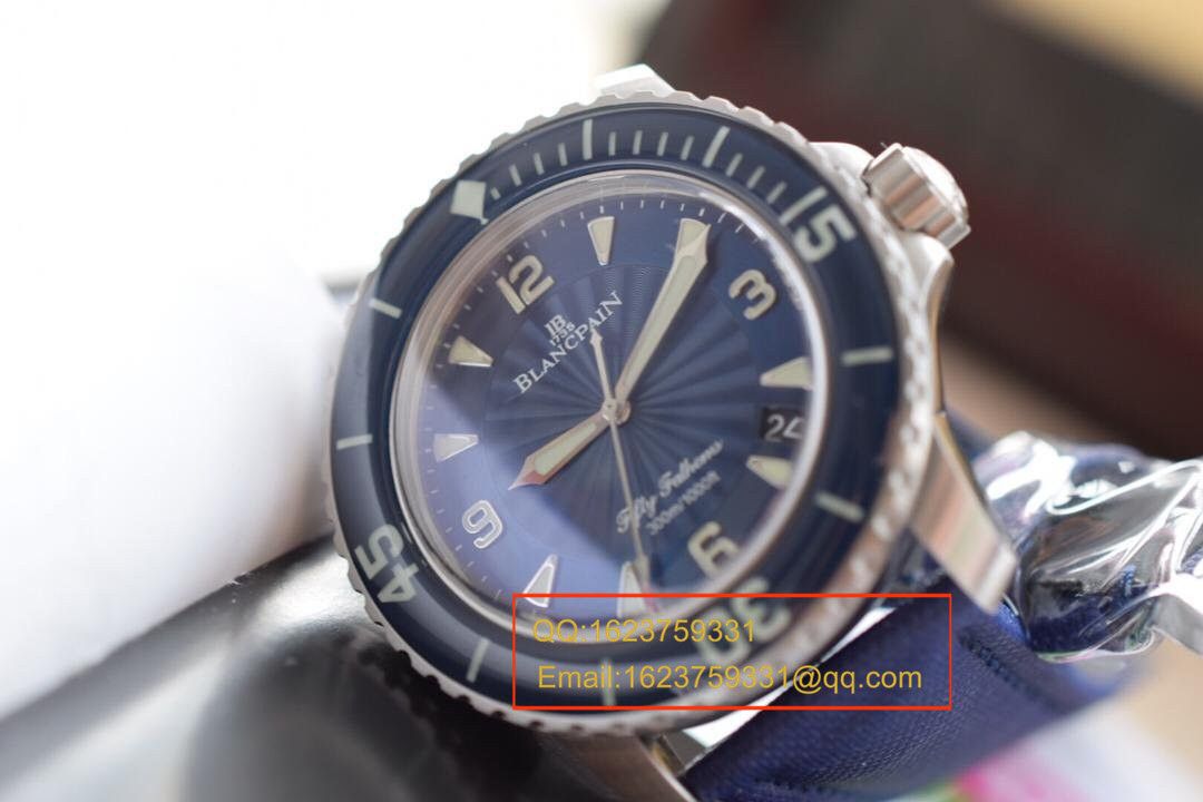 【N厂出品】 宝珀blancpain 五十噚超薄机芯系列 5015D-1140-52B 自动机械男表 / BP006