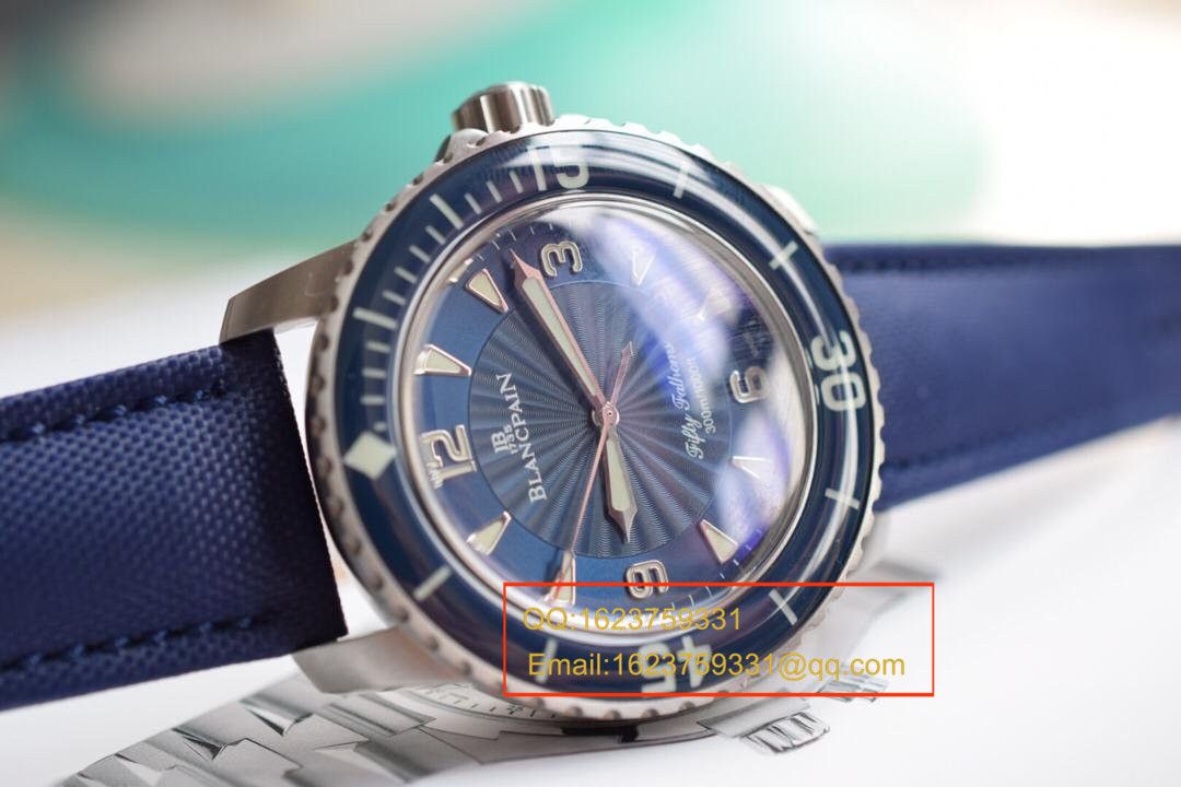 【N厂出品】 宝珀blancpain 五十噚超薄机芯系列 5015D-1140-52B 自动机械男表 / BP006