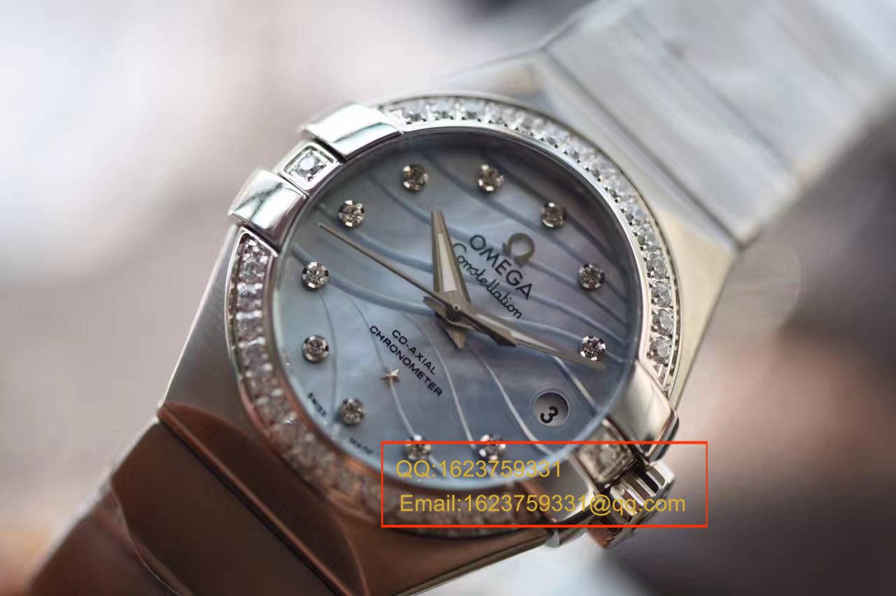 【HBBV6厂一比一超A高仿手表】欧米茄星座123.15.27.20.57.001女士腕表 / M304