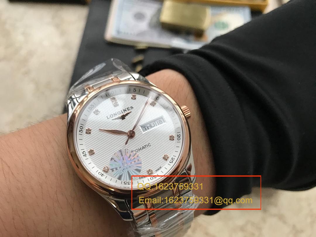 【视频评测YL厂一比一精仿手表】浪琴名匠双历最强版本媲美正品L2.755.4.77.6男表 / L061