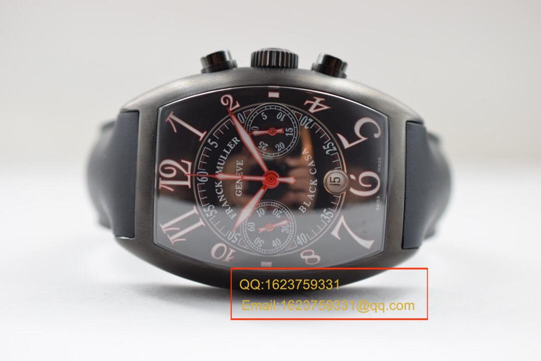 【V6厂超A精仿手表】法穆兰CASABLANCA系列8885 C CC DT NR 红色时标腕表 / FL03