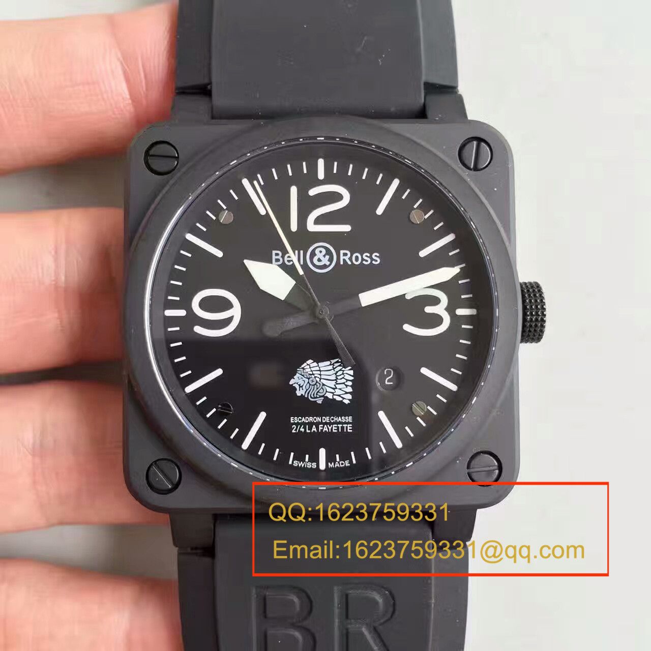【BR厂一比一精仿仿手表】BR柏莱仕法国国家宪兵特勤队设计制造GIGN专属特别版腕表 BR03-92 / BL011