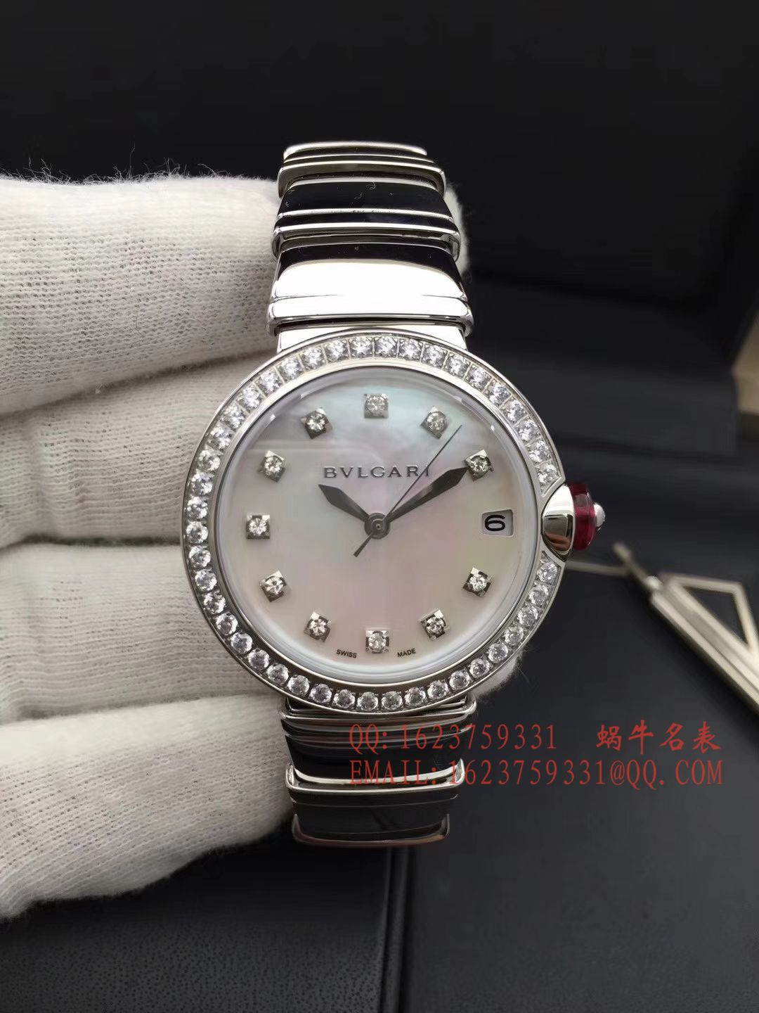 【BV厂一比一超A精仿手表】宝格丽LVCEA系列102198 LU33WSPGSPGD/11女士腕表 / BG017