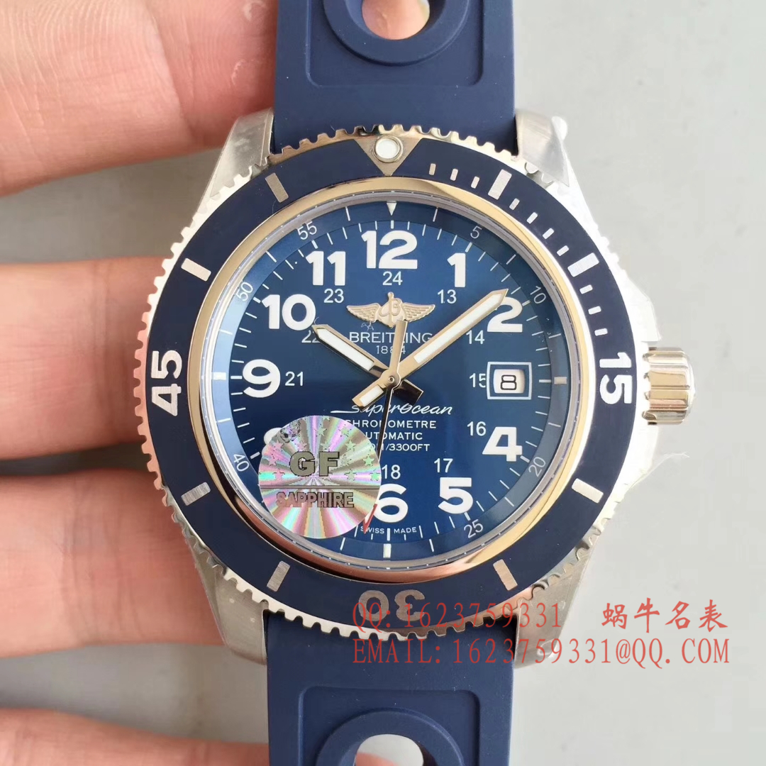 【GF一比一超A高仿手表】百年灵超级海洋系列A17392D8|C910|228S|A20SS.1腕表 / BL060