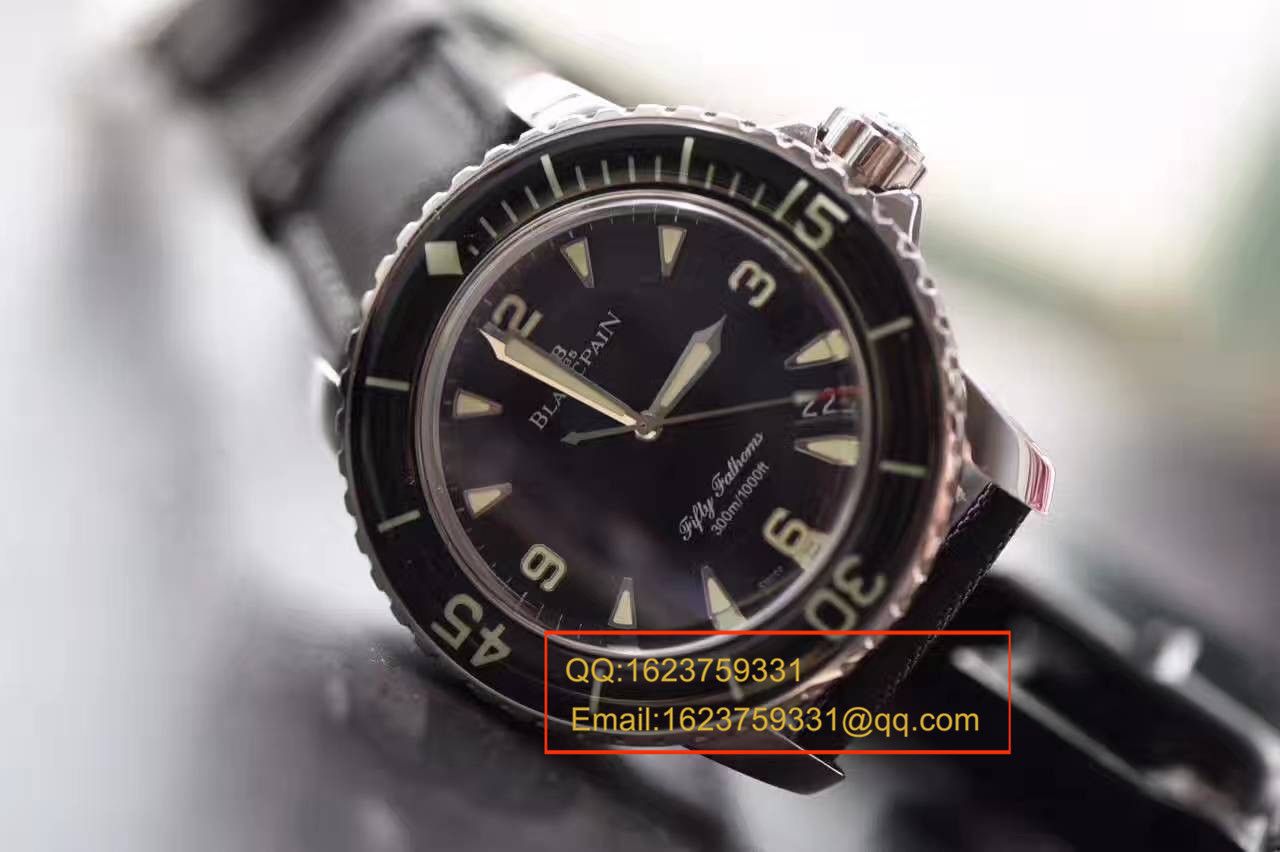 视频评测宝珀五十噚系列5015-1130-52A腕表【ZF厂宝珀五十噚，正品开模一比一复刻】 / BPBI026MM