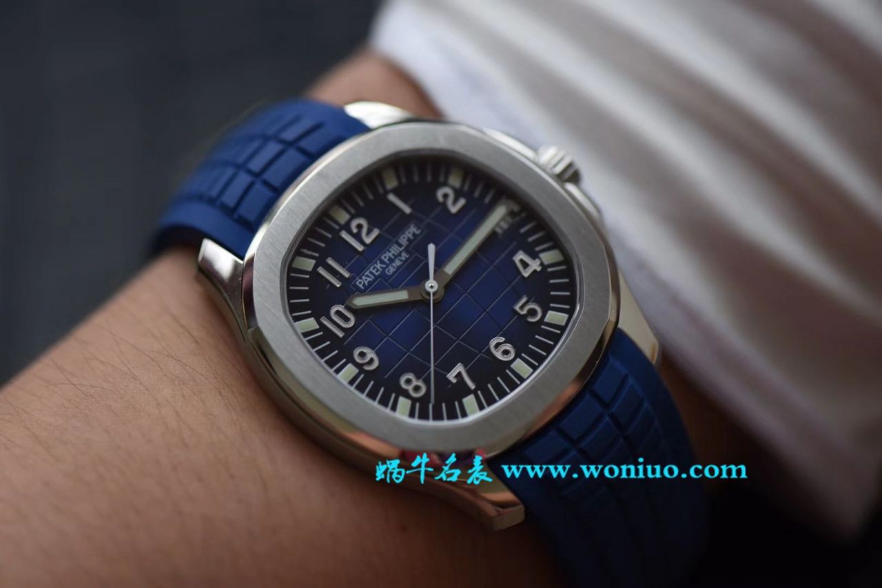 【视频评测PF一比一超A高仿手表】百达翡丽AQUANAUT系列5168G-001腕表 / BD158MB