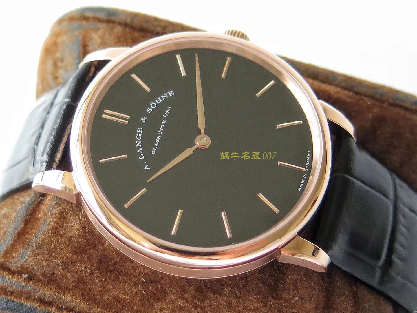 【SV一比一超A高仿手表】朗格SAXONIA系列211.033腕表（多色表盘可选） / LS016