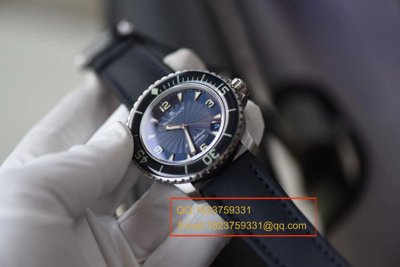 【视频评测ZF厂宝珀五十噚复刻手表】Blancpain宝珀五十噚系列 5015D-1140-52B腕表 / BP061