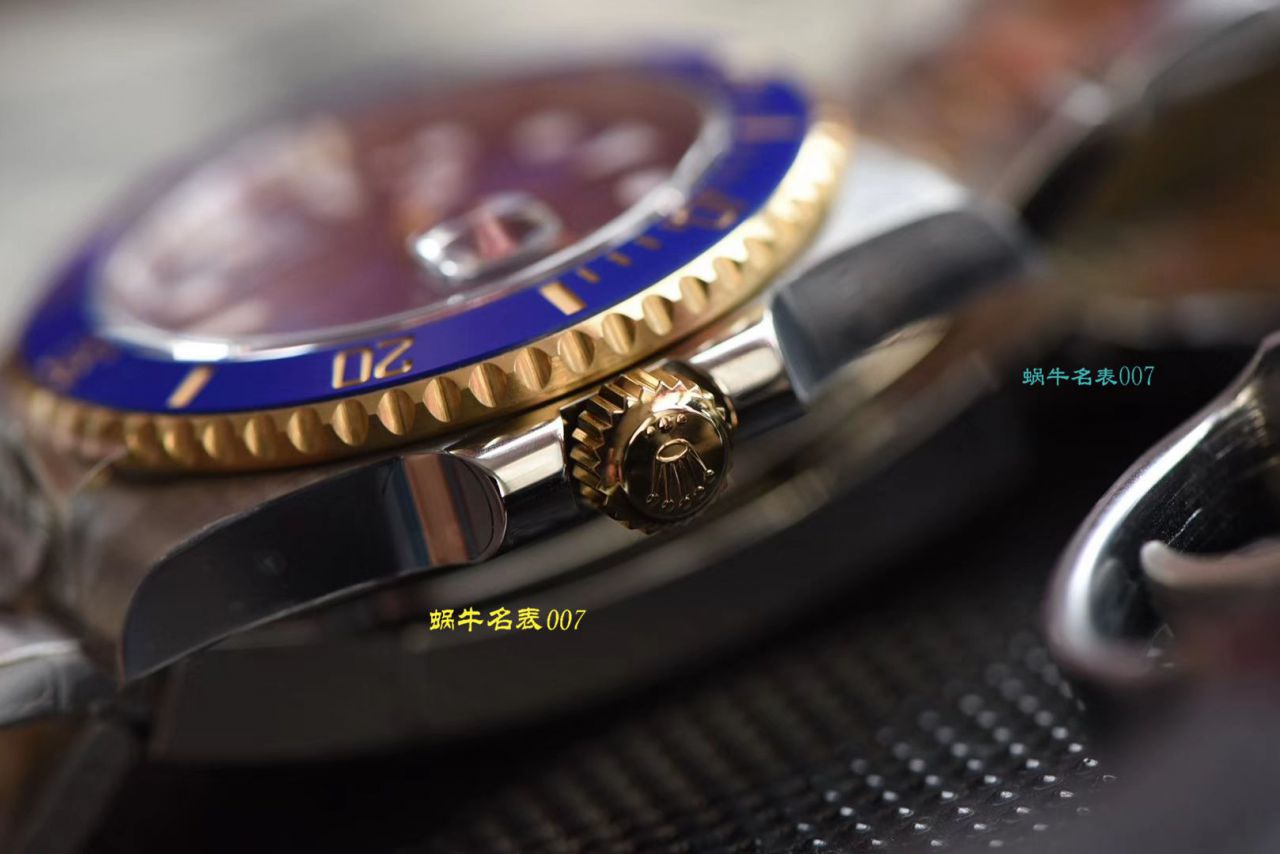 【AR厂Rolex复刻表】劳力士潜航者型系列116613LB-97203 蓝盘腕表(904钢间金蓝水鬼) / R369