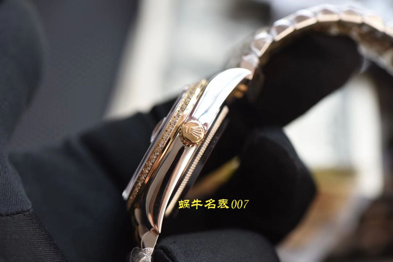 【台湾厂劳力士复刻女表】劳力士女装日志型系列116243-63603白色表盘腕表 / R371