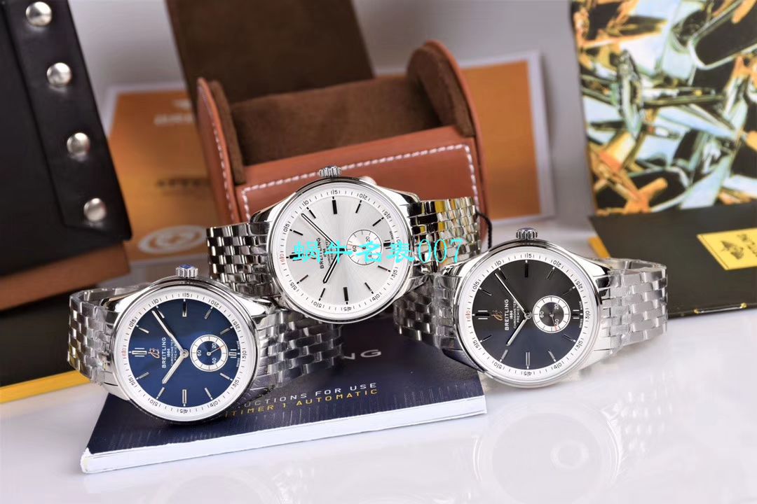 【Breitling渠道原单】百年灵璞雅系列A37340351C1A1，A37340351C1P2腕表 / BL117