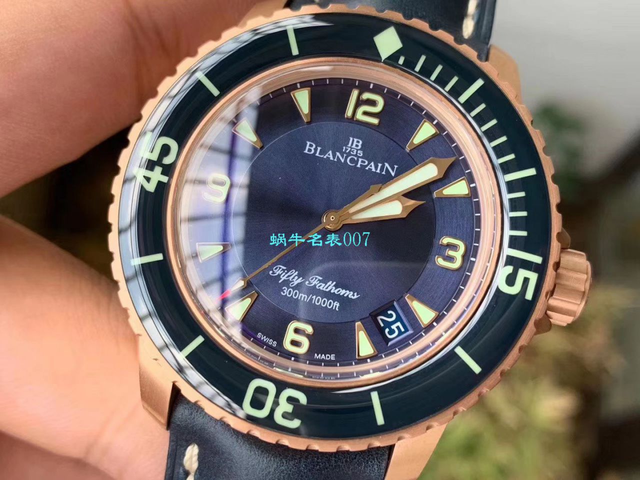 【ZF厂Blancpain超A复刻手表】宝珀五十噚系列5015-3603C-63B腕表 / BP066