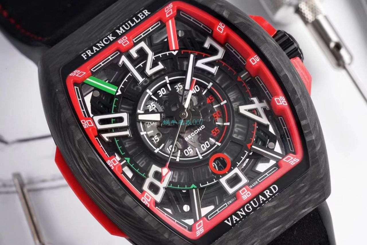 TW厂推出法穆兰碳纤维WPHH 2020 Vanguard™ Racing镂空系列腕表 / FL070