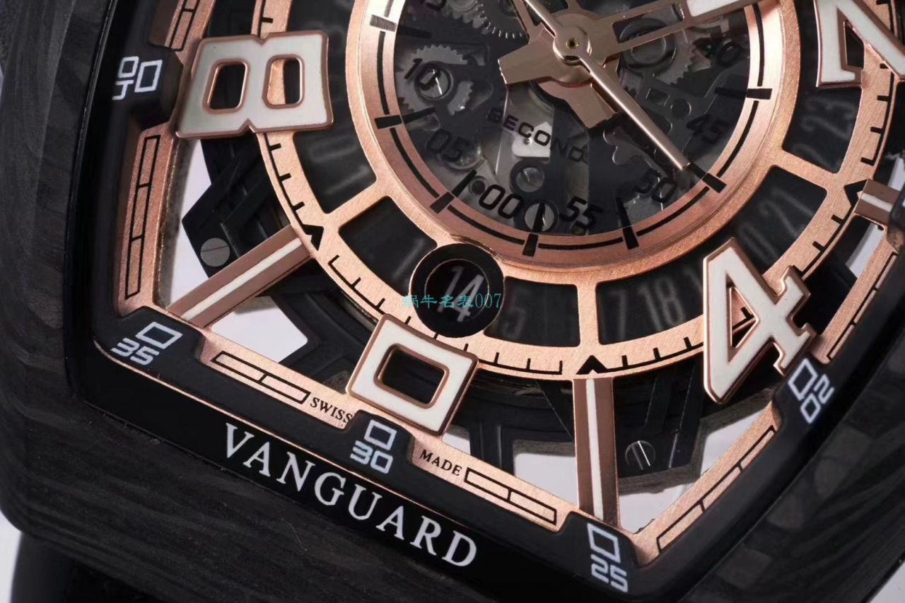 TW厂推出法穆兰碳纤维WPHH 2020 Vanguard™ Racing镂空系列腕表 / FL070