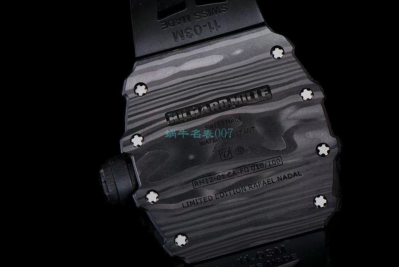 KV厂理查德米勒RM 12-01 Tourbillon Limited Editions 1比1顶级复刻限量陀飞轮手表 / KVRM 12-01