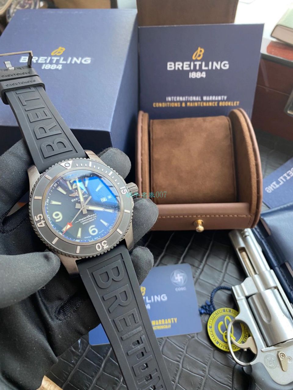 【Breitling渠道原单】百年灵超级海洋系列U17368221B1S1腕表 / BL201