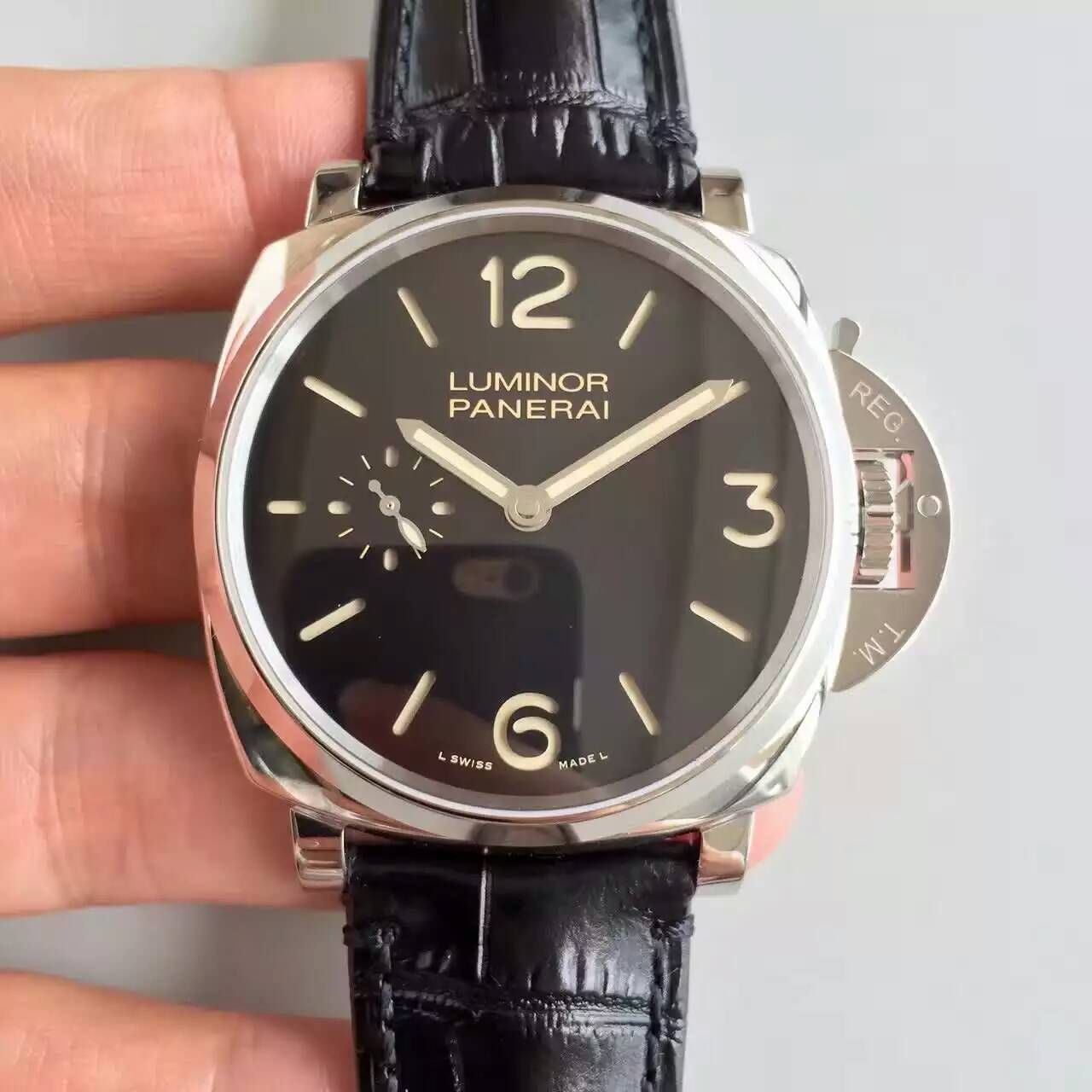 【XF厂一比一精仿手表】沛纳海LUMINOR DUE系列PAM00676腕表
