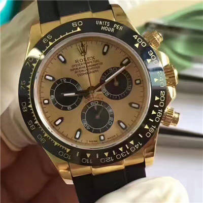 【台湾厂一比一超A高仿手表】劳力士宇宙计型迪通拿系列116518LN腕表