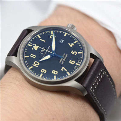 【GS一比一顶级复刻手表】万国表飞行员系列马克18钛金属IW327006腕表