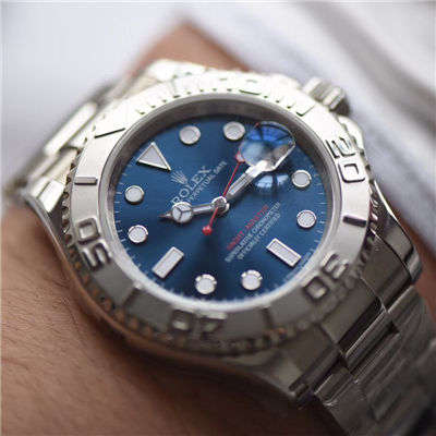【AR一比一超A高仿手表】劳力士游艇名仕型系列116622蓝盘腕表