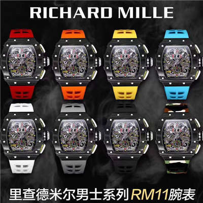 KV台湾厂全新巨作RICHARD MILLE理查德米勒RM011-03NTPT碳纤维腕表