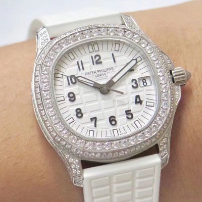 【PPF厂顶级复刻手表】百达翡丽AQUANAUT系列5069G-011 白金腕表