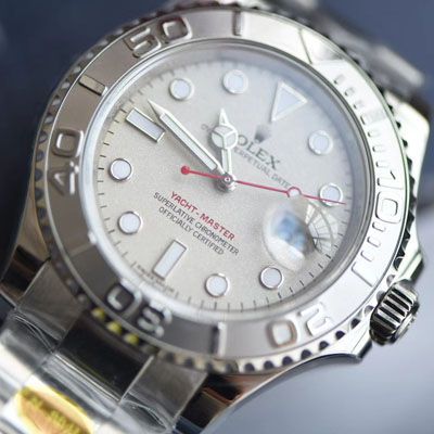 【视频评测N厂Rolex复刻手表】904钢劳力士游艇名仕YM型系列116622-78760 银盘腕表