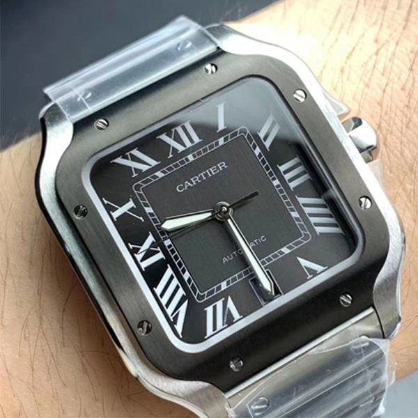 HBBV6厂超A高仿手表卡地亚山度士WSSA0037（大号男装）腕表