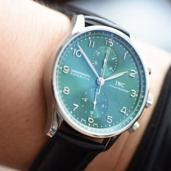 YL厂复刻万国手表葡萄牙绿面葡计IW371615腕表