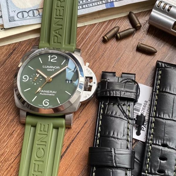 VS厂沛纳海军绿色PAM01056超A高仿手表