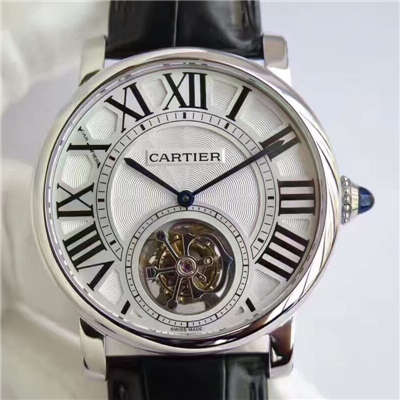 【BL厂一比一精仿手表】卡地亚ROTONDE DE CARTIER系列W1556216陀飞轮腕表