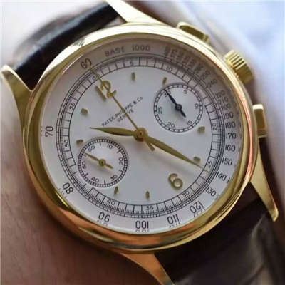 【独家视频测评台湾一比一超A高仿手表】百达翡丽复杂功能计时系列5170J-001腕表