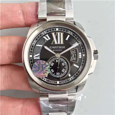 【JF厂顶级1:1复刻手表】卡地亚 CALIBRE DE CARTIER 系列 W7100016 腕表 精钢表带