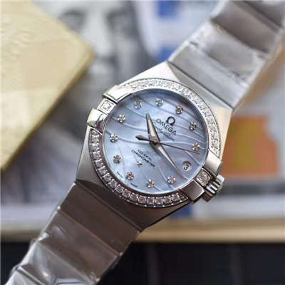 【HBBV6厂一比一超A高仿手表】欧米茄星座123.15.27.20.57.001女士腕表