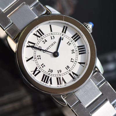 【K11一比一复刻手表】卡地亚RONDE DE CARTIER 伦敦SOLO系列W6701004、WSRN0012女士石英腕表