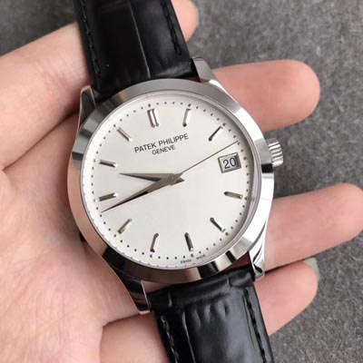 【台湾一比一超A高仿手表】百达翡丽Patek Philippe-古典表系列 5296G-010男士机械手表