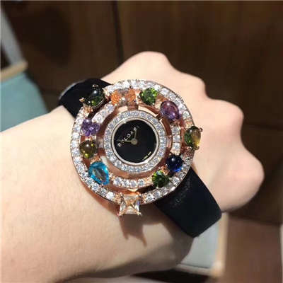 宝格丽astrale珠宝系列腕表闪亮登场 限量发售 按订货顺序出货 黄金镶嵌彩色宝石
