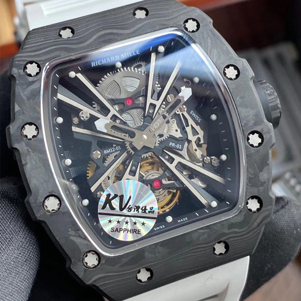 KV厂理查德米勒RICHARD MILLE RM 12-01 陀飞轮一比一超A精仿手表