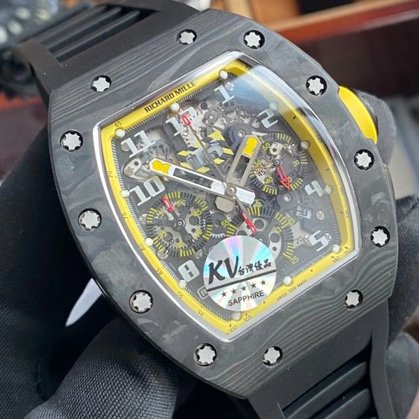 KV厂理查德米勒RM011 Yellow Storm黄色风暴顶级复刻手表